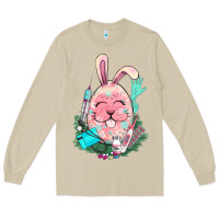 Mushroom Easter egg Nurse Easter Day Long Sleeve Tee - HowdyJamesFarm