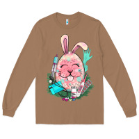 Toasted Coconut Easter egg Nurse Easter Day Long Sleeve Tee - HowdyJamesFarm
