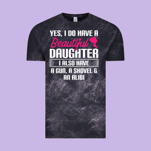 Father Yes I Do Have A Beautiful Daughter Vintage Tee Designed By Tuandangui
