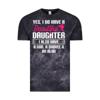 Cloud Black Father Yes I Do Have A Beautiful Daughter Vintage Tee - tuanDangUi