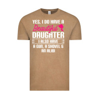 Vintage Coffee Father Yes I Do Have A Beautiful Daughter Vintage Tee - tuanDangUi