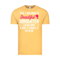 Vintage Mustard Father Yes I Do Have A Beautiful Daughter Vintage Tee - tuanDangUi