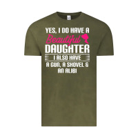 Vintage Olive Father Yes I Do Have A Beautiful Daughter Vintage Tee - tuanDangUi