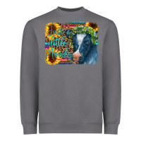 Storm Cow Serape Just a Little Moody Heavyweight Sweatshirt - CowCowDesign