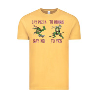 Vintage Mustard say pizza to drugs say no to yes Vintage Tee - tuanDangUi
