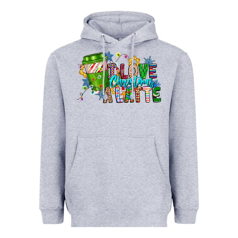Live Christmas Latte Heavyweight Hoodie by CowhideDigitalArt | Teevron