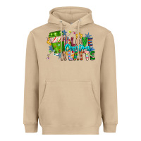 Mushroom LIve Christmas Latte Heavyweight Hoodie - CowhideDigitalArt