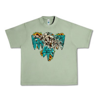 Oil Green thunderbird Urban Heavy Tee - JahusDesignShop
