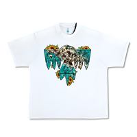 White thunderbird Urban Heavy Tee - JahusDesignShop