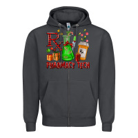 Smoke pharmacy tech christmas Zipper Hoodie - FaDigitalArtStudio