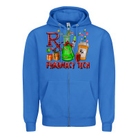 True Royal pharmacy tech christmas Zipper Hoodie - FaDigitalArtStudio