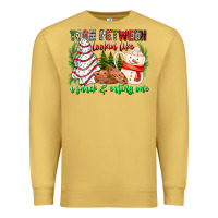Antique Gold Torn Between Looking Like A Snack Eating One Premium Sweatshirt - CowhideDigitalArt