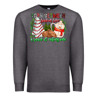 Charcoal Heather Torn Between Looking Like A Snack Eating One Premium Sweatshirt - CowhideDigitalArt