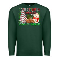 Sports Green Torn Between Looking Like A Snack Eating One Premium Sweatshirt - CowhideDigitalArt
