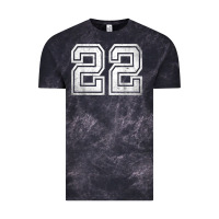 Cloud Black Number 22 Sports Jersey Lucky No. Birthday Age Vintage Vintage Tee - tuanDangUi