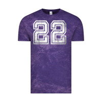 Cloud Purple Number 22 Sports Jersey Lucky No. Birthday Age Vintage Vintage Tee - tuanDangUi