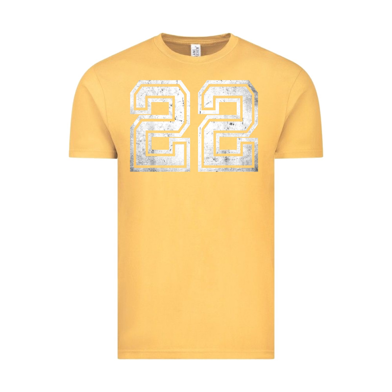 Number 22 Sports Jersey Lucky No. Birthday Age Vintage Vintage Tee by tuanDangUi | Teevron