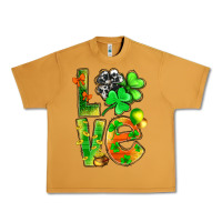 Peanut Butter st.patrick love with clover Urban Heavy Tee - NancyCooperArtShop
