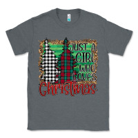 Charcoal Heather Just A Girl Who Loves Christmas Classic Tee - Bettercallsaul