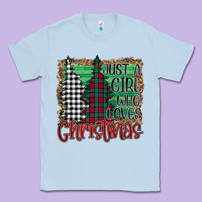 Just A Girl Who Loves Christmas Classic Tee Designed By Bettercallsaul