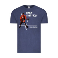 Vintage Denim eddie cochran c mon everybody album cover Vintage Tee - tuanDangUi