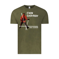 Vintage Olive eddie cochran c mon everybody album cover Vintage Tee - tuanDangUi