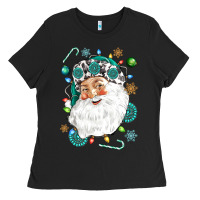 Western Santa Christmas Ladies Tee | Teevron