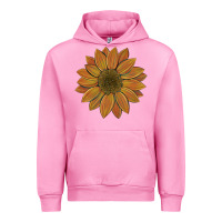 Fuchsia Pink sunflower Urban Hoodie - Artiststas