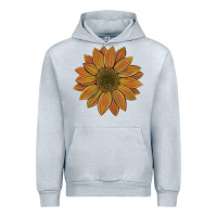 Heather Grey sunflower Urban Hoodie - Artiststas