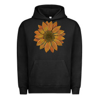 Pigment Black sunflower Urban Hoodie - Artiststas