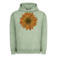 Pigment Oil Green sunflower Urban Hoodie - Artiststas