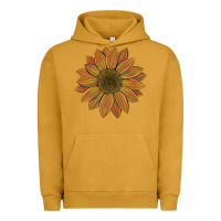 Pigment Peanut Butter sunflower Urban Hoodie - Artiststas