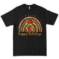 Black Happy holidays elf gnome Premium Tee - NancyCooperArtShop