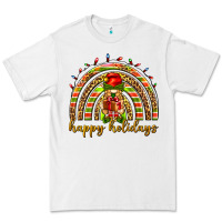 White Happy holidays elf gnome Premium Tee - NancyCooperArtShop