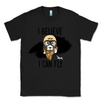 Black I Beleive I Can Fly, Dog, Classic Tee - Bettercallsaul