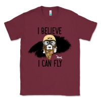 Burgundy I Beleive I Can Fly, Dog, Classic Tee - Bettercallsaul