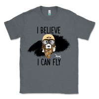 Charcoal Heather I Beleive I Can Fly, Dog, Classic Tee - Bettercallsaul
