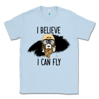 Dusty Blue I Beleive I Can Fly, Dog, Classic Tee - Bettercallsaul