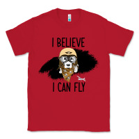 Red I Beleive I Can Fly, Dog, Classic Tee - Bettercallsaul
