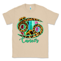Mushroom Cancer Zodiac Sign Sunflower Leopard Serape Classic Tee - RanaPortraitStore