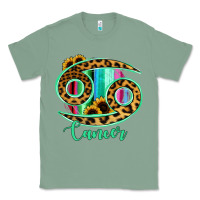 Sage Cancer Zodiac Sign Sunflower Leopard Serape Classic Tee - RanaPortraitStore