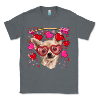 Charcoal Heather valentine's day  chihuahua Classic Tee - RanaPortraitStore