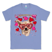 Colony Blue valentine's day  chihuahua Classic Tee - RanaPortraitStore