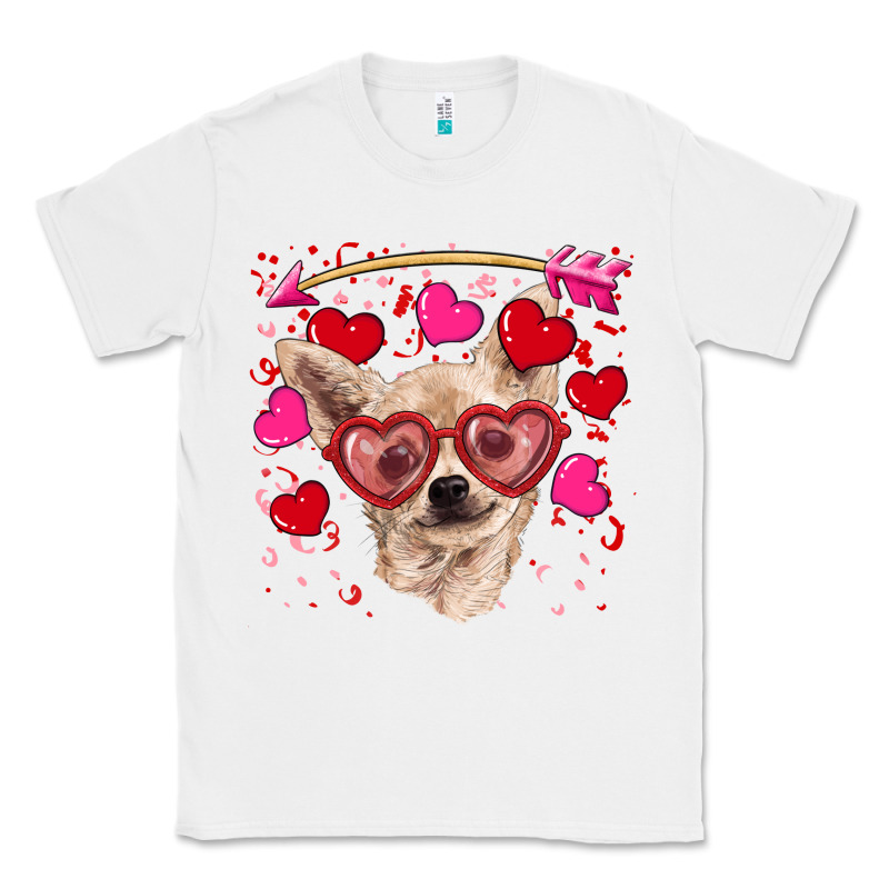 Valentine's Day  Chihuahua Classic Tee by RanaPortraitStore | Teevron
