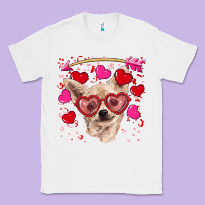 Valentine's Day  Chihuahua Classic Tee Designed By Ranaportraitstore