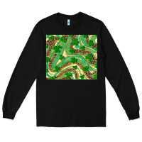 Black St. Patrick's Day Shamrock Leopard Long Sleeve Tee - RanaPortraitStore