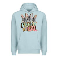Blue Mist peepin' it real easter day Premium Hoodie - FaDigitalArtStudio
