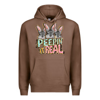 Chestnut peepin' it real easter day Premium Hoodie - FaDigitalArtStudio