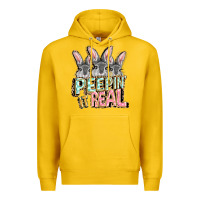 Lemon peepin' it real easter day Premium Hoodie - FaDigitalArtStudio