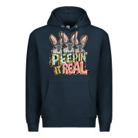 Navy peepin' it real easter day Premium Hoodie - FaDigitalArtStudio